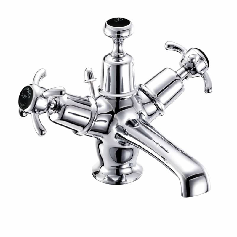 Anglesey basin mixer with pop-up waste